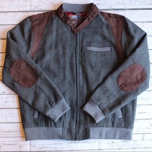 Slate & Stone Tweed Bomber Jacket